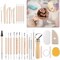 Clay Tools 43PCS Pottery Tools Clay Sculpting Tools Polymer Clay Tools Kit